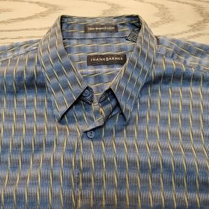 Jhane Barnes Casual Button Down Retro Style Large